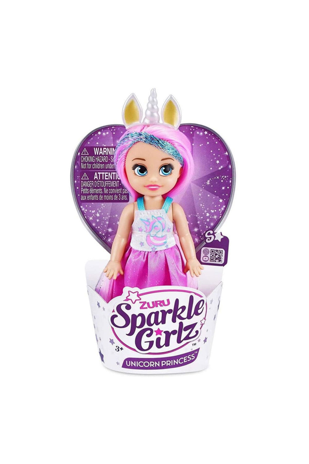 Sparkle Girlz 12 Cm Unicorn Prenses Cupcake Pembe Saçlı 94TQ3P