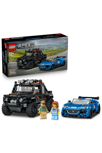 LEGO Speed Champions Jaguar Project 7 ve Land Rover Defender 77264