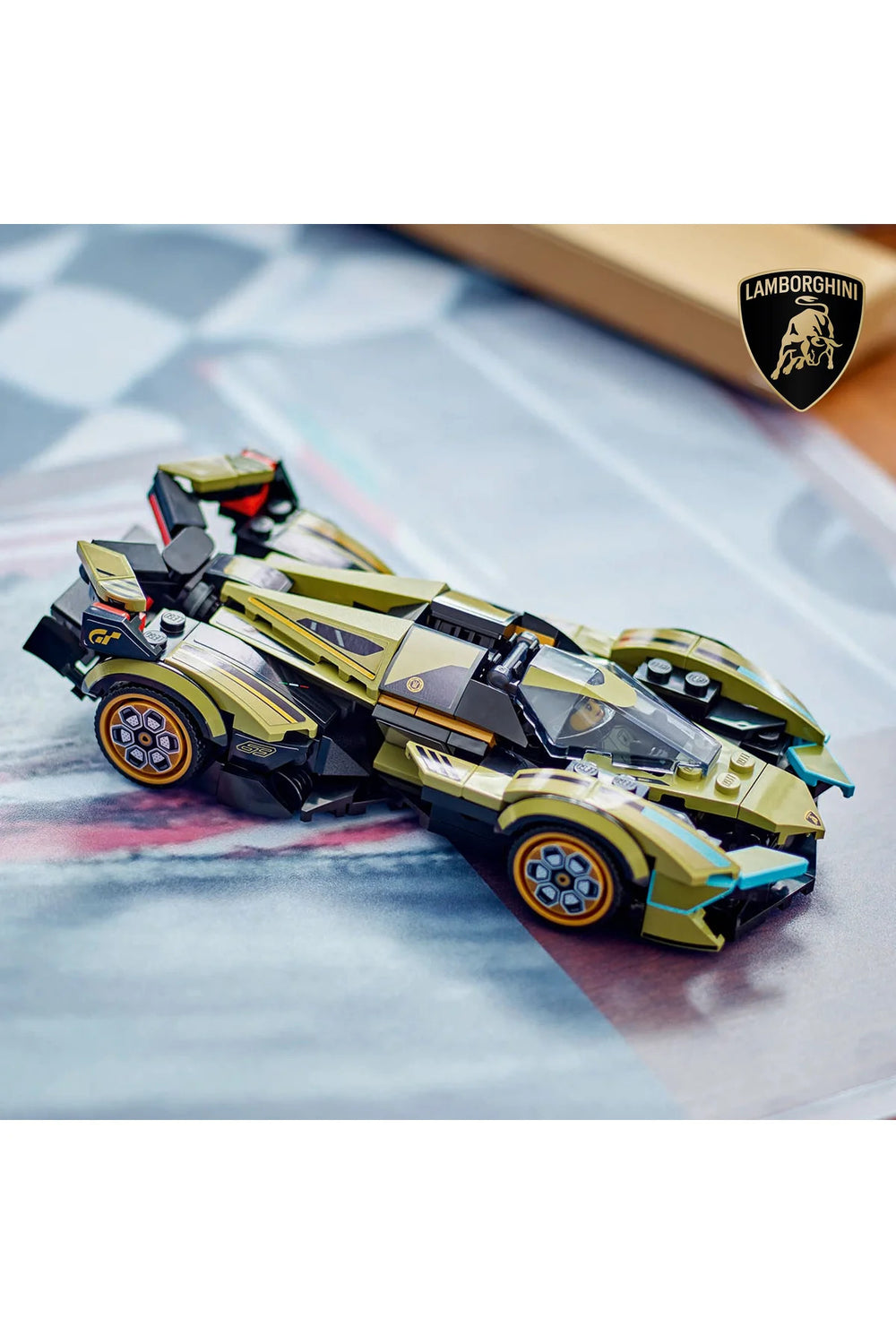 ® Speed Champions Lamborghini Lambo V12 Vision GT Süper Araba 76923 – 10+ Oyuncak Yapım Seti (230P)