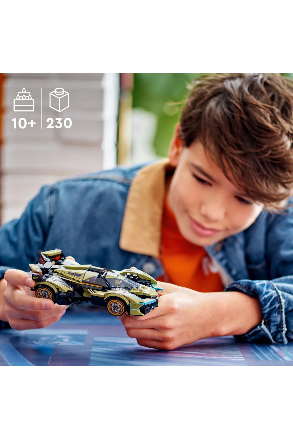 ® Speed Champions Lamborghini Lambo V12 Vision GT Süper Araba 76923 – 10+ Oyuncak Yapım Seti (230P)