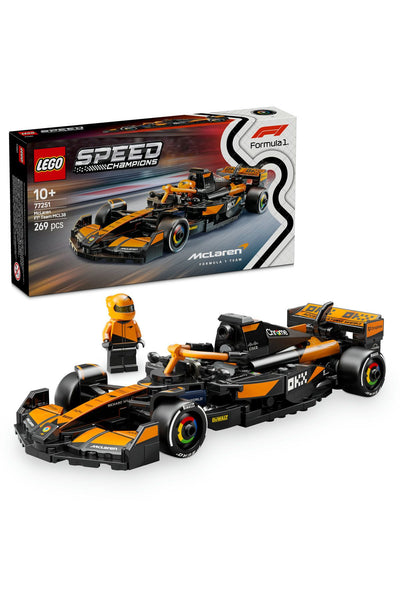 ® Speed Champions McLaren F1® Team MCL38 Yarış Arabası 77251 - 10+ Oyuncak Yapım Seti(269 Parça)