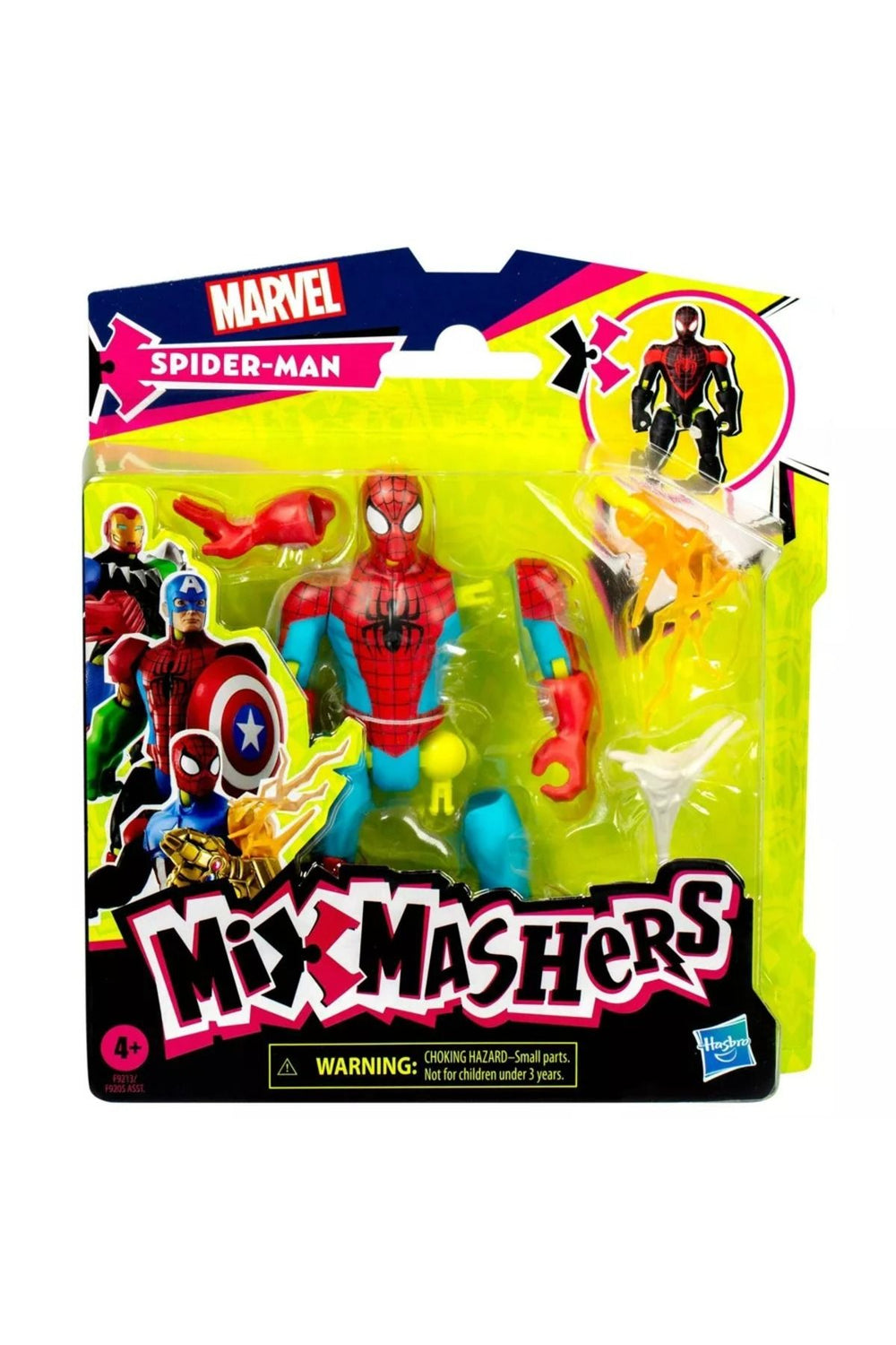 Spider-Man Mix Mashers Aksiyon Figürü – Parçalanabilir, Karıştır ve Birleştir (Orijinal Lisanslı)