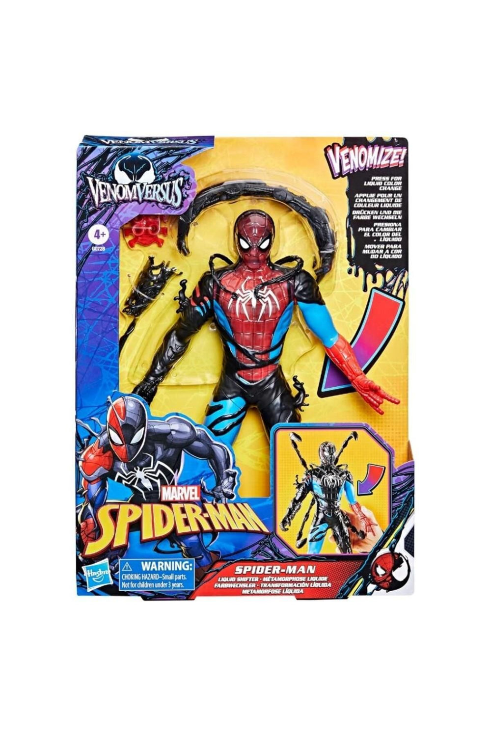 Spider Man Venom Versus Liquid Shifter Figür G0728