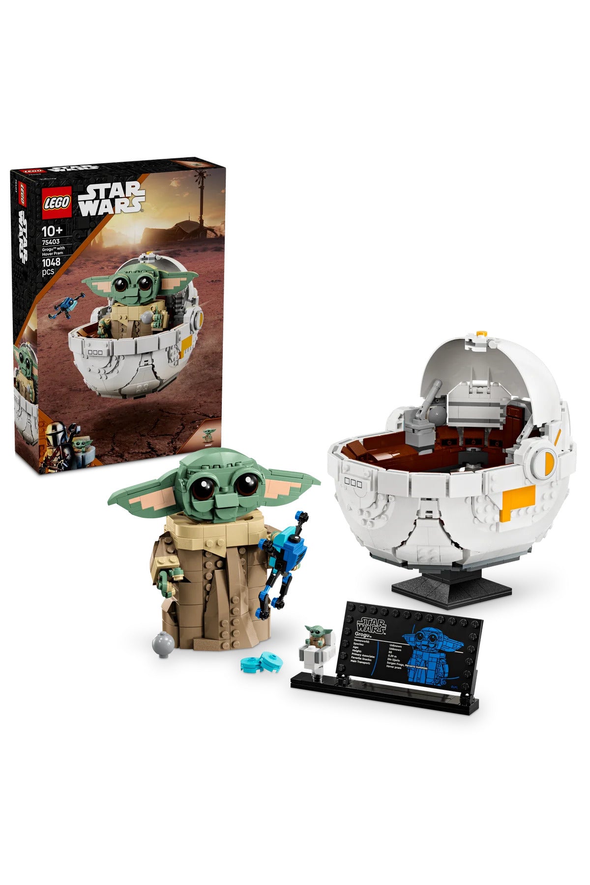 LEGO Star Wars Uçan Bebek Arabalı Grogu 75403