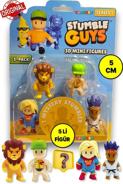 Stumble Guys 5'li Mini Figür Seti S1 TUY02000