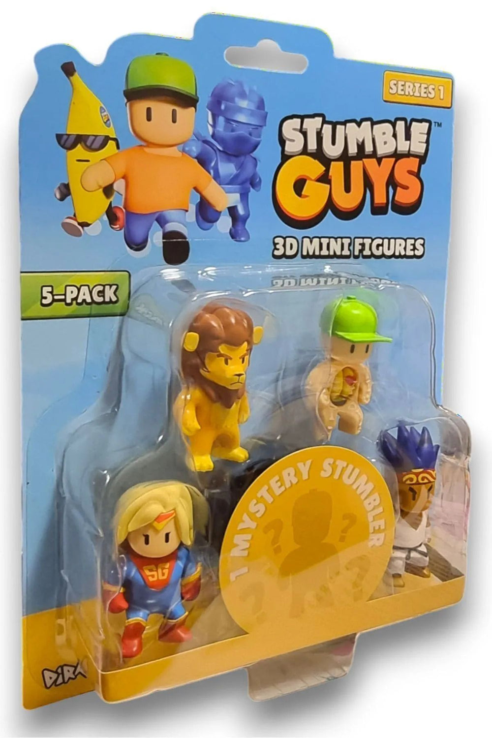 Stumble Guys Seri 1 - 3D Mini 1 i Sürpriz olan 5 li Figür Seti - Super Gal Leonidas