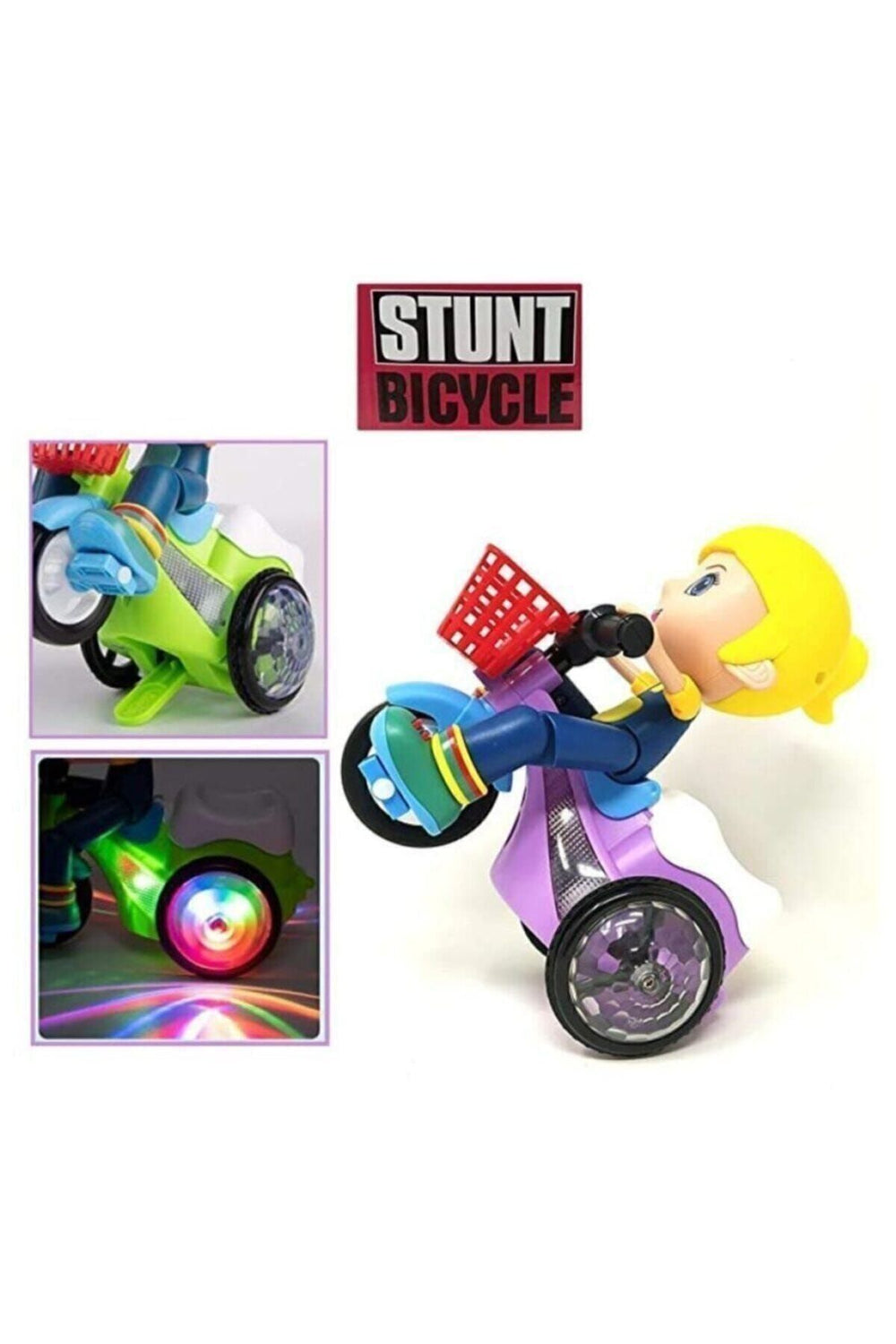 Stunt Bıcycle Işıklı Müzikli Ve Dans Eden Oyuncak D:2