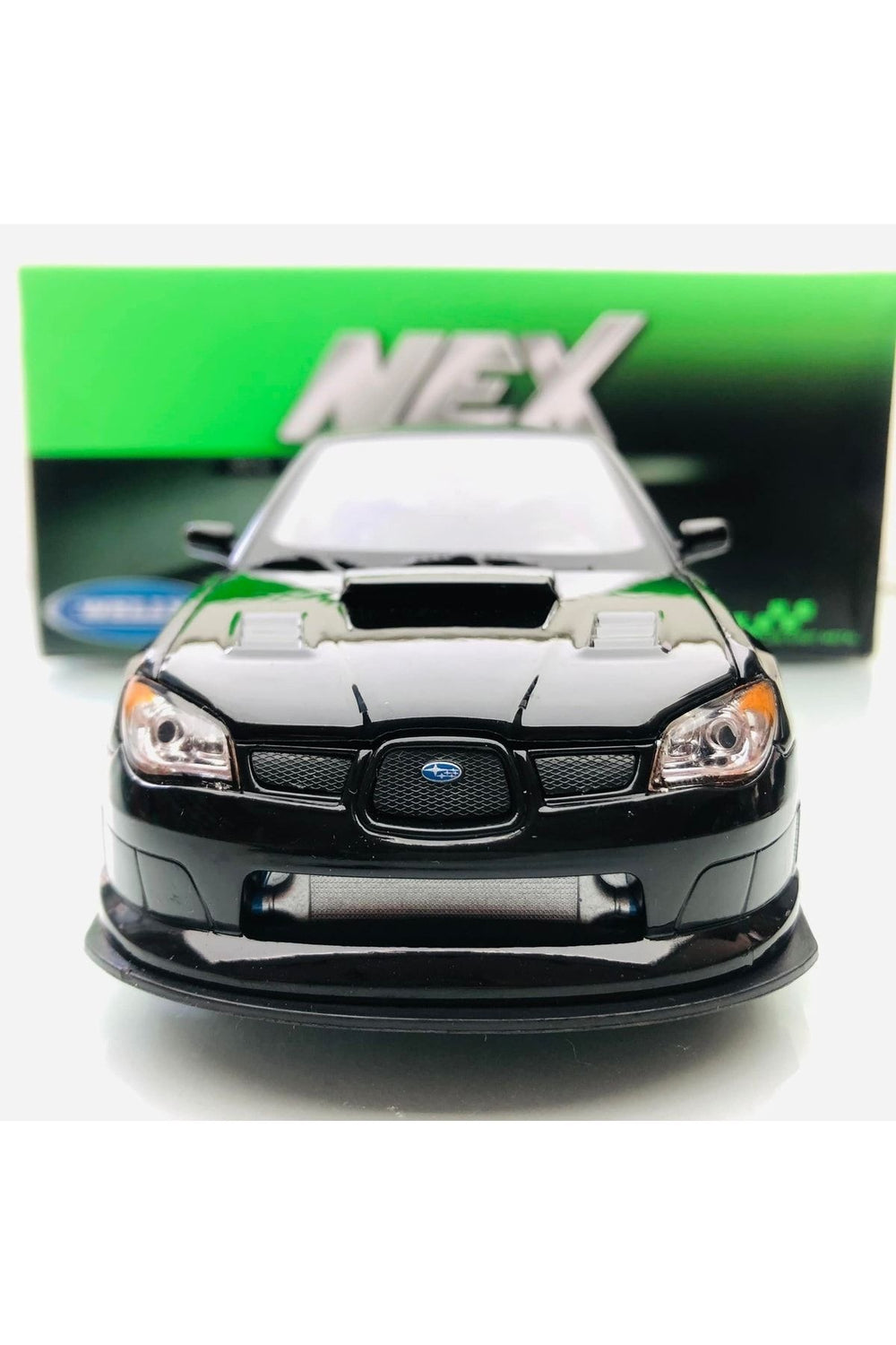Subaru Impreza Wrx Sti Black 1:24 Ölçek Welly Marka
