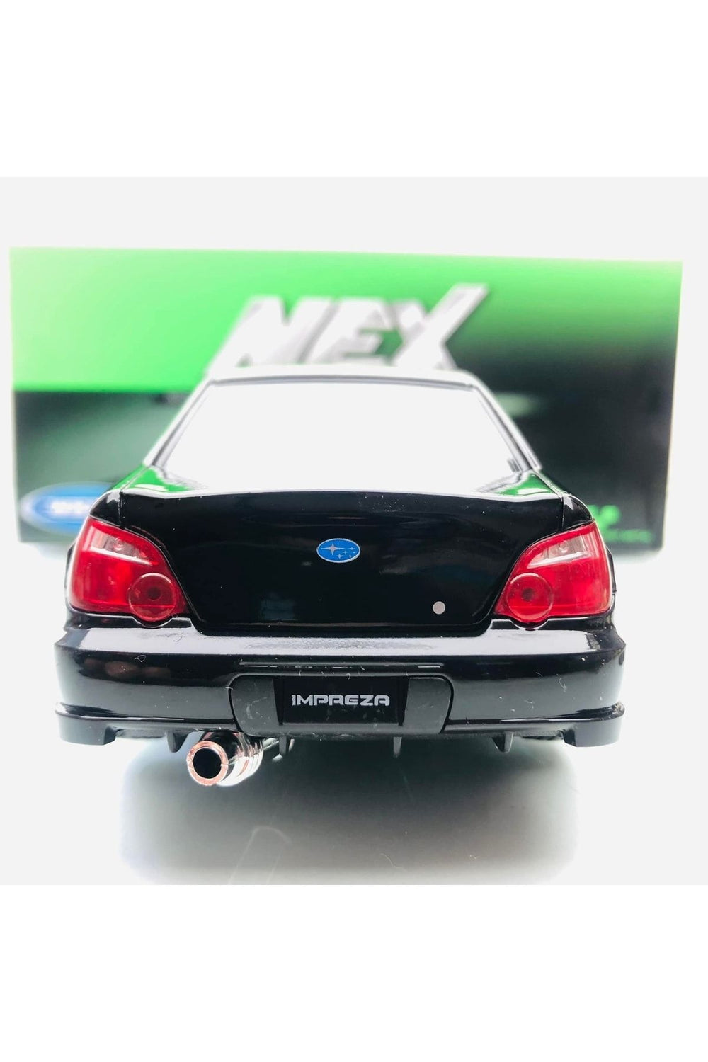Subaru Impreza Wrx Sti Black 1:24 Ölçek Welly Marka