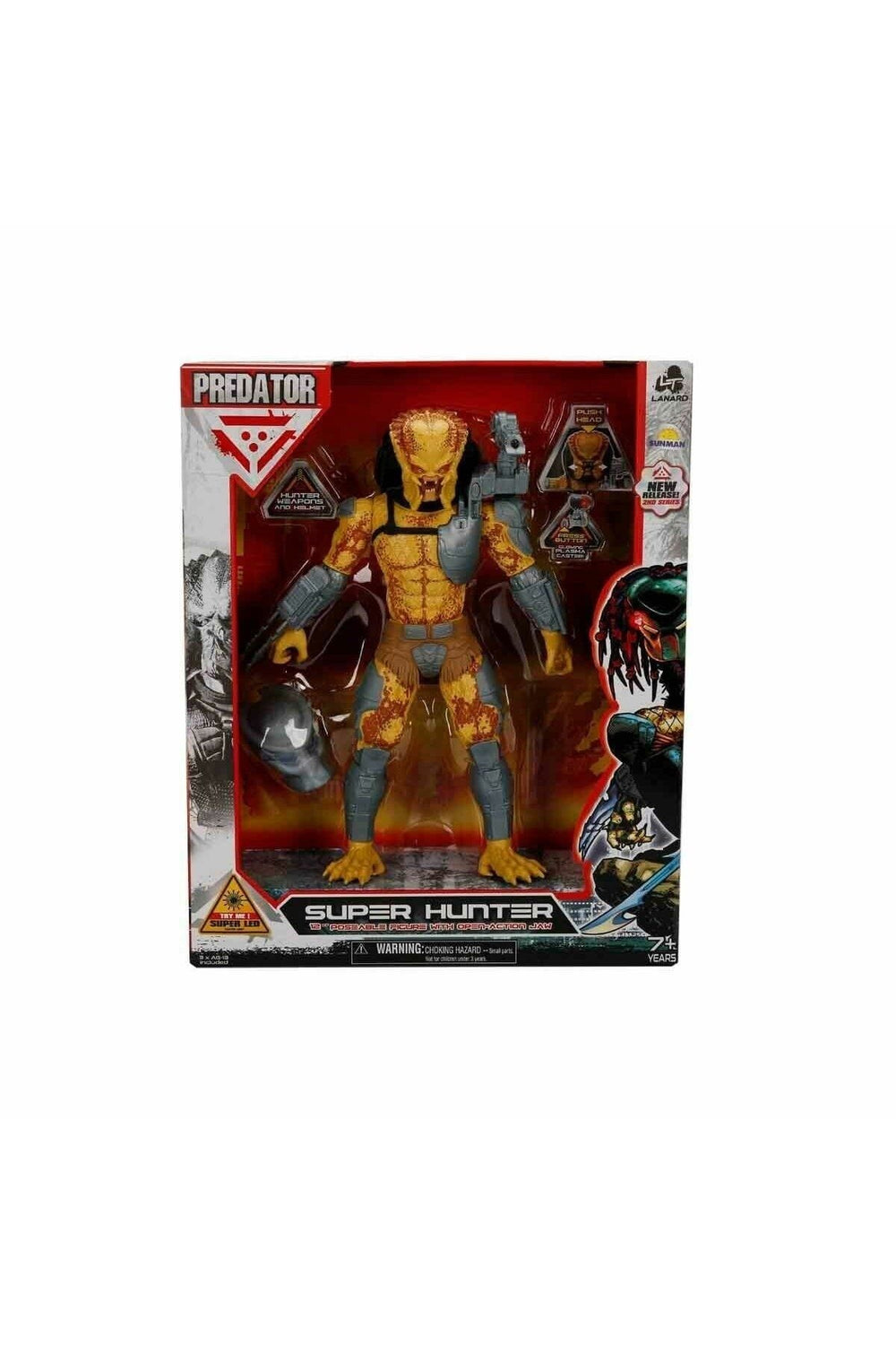 Sunman 13960 SUN-LNR-Predatör Figür Super Hunter 30cm - Sunman
