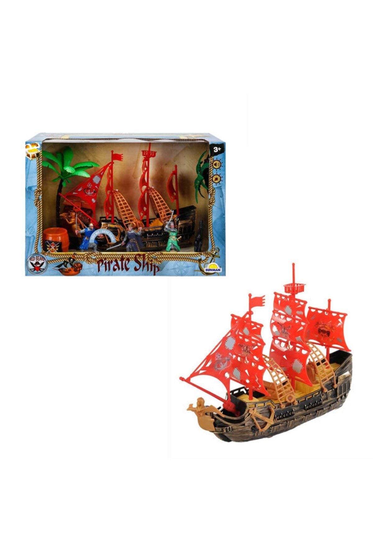 Sunman S01002010 Sesli Ve Işıklı Korsan Gemisi Oyun Seti
