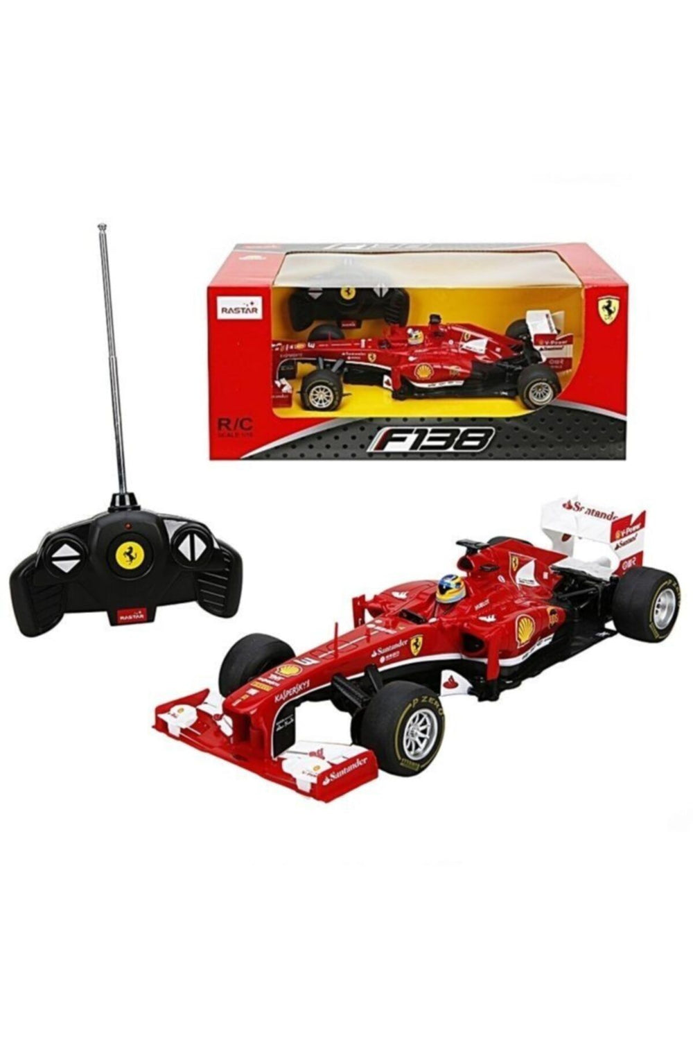 Sunman Sesi Grup - Rastar Kumandalı 1:18 Ferrari F138 F1