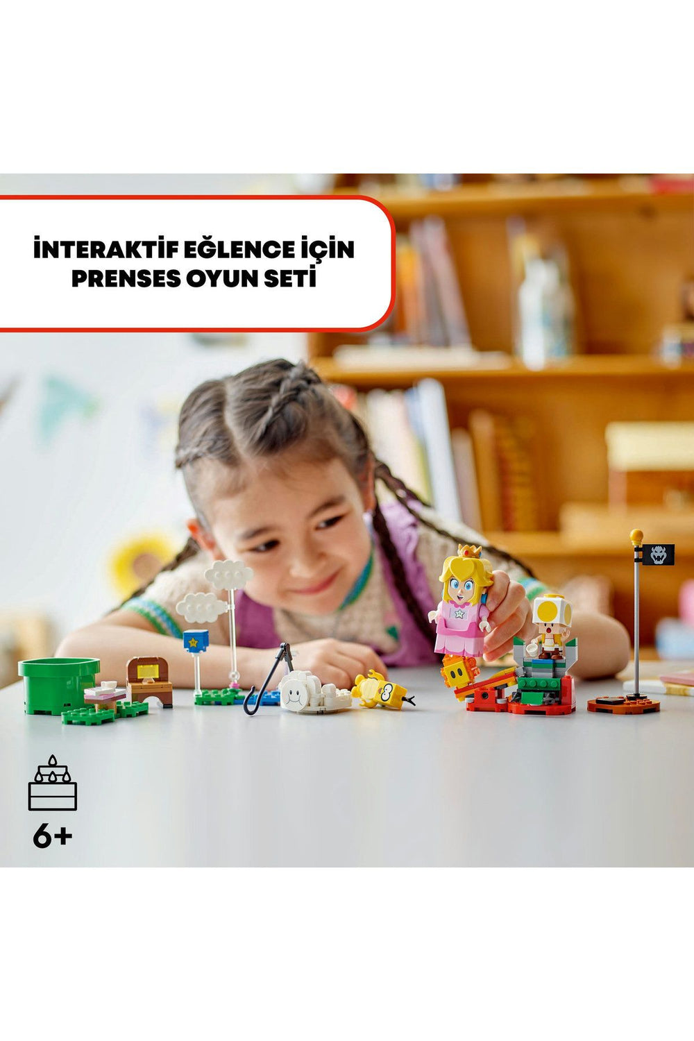 ® Super Mario™ İnteraktif LEGO® Peach™ ile Maceralar 71441 6 Yaş ve Üzeri Yapım Seti (208 Parça)