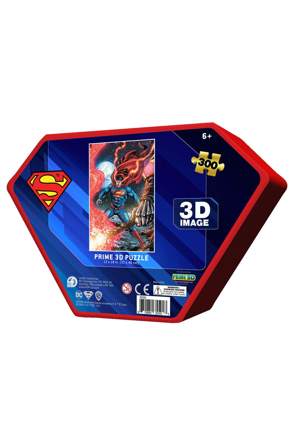 Superman 300 Parça Puzzle 35591 - Metal Kutu