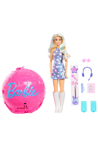 Barbie Team Barbie Roll & Reveal Pop Yıldızı Bebek ve Aksesuarları Jmk19