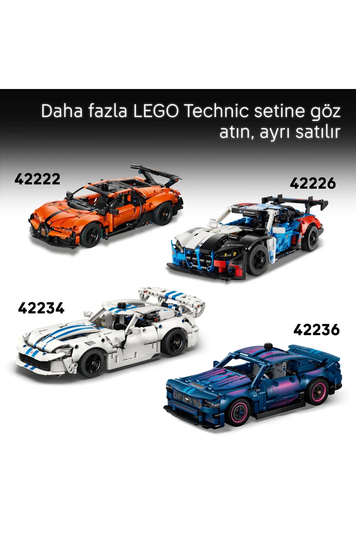 LEGO Technic Ferrari 488 PISTA Araba 42235