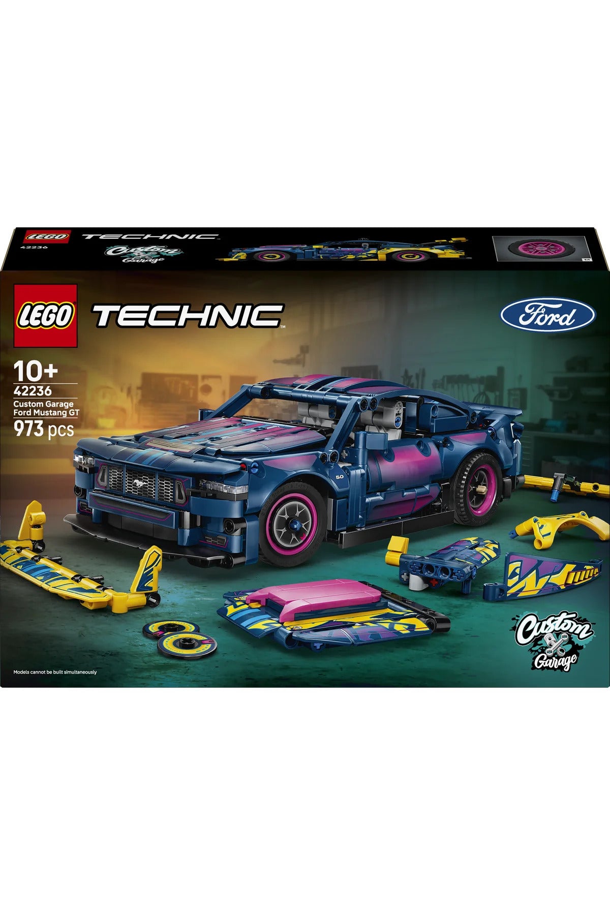 LEGO Technic Modifiye Ford Mustang GT Araba 42236