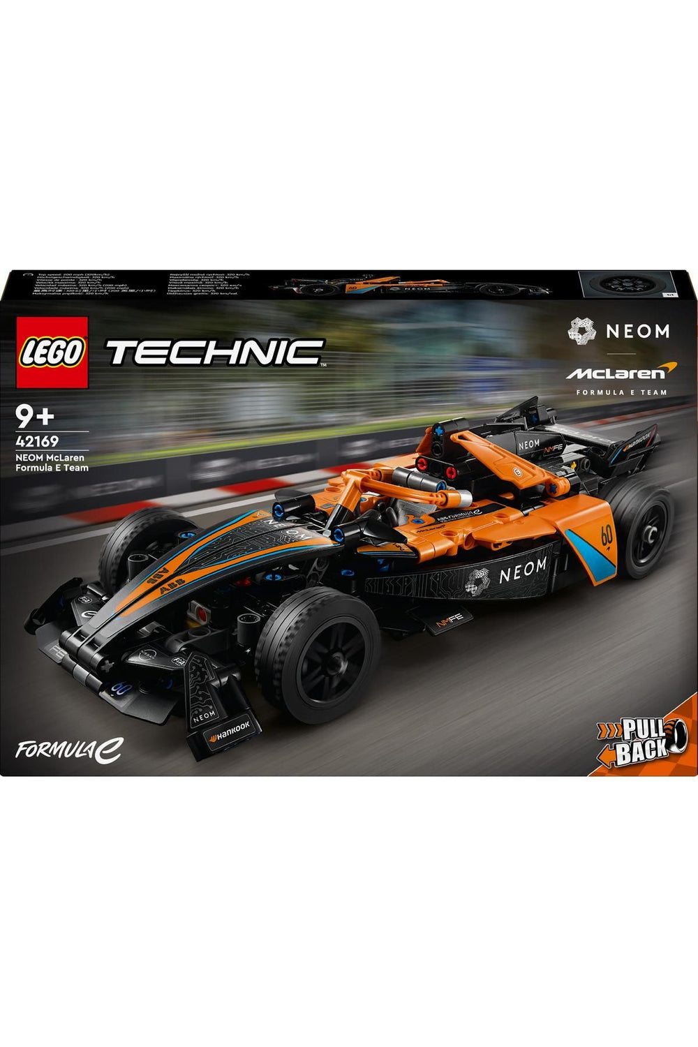 ® Technic NEOM McLaren Formula E Yarış Arabası 42169 -9 Yaş ve Üzeri İçin Yapım Seti (452 Parça)