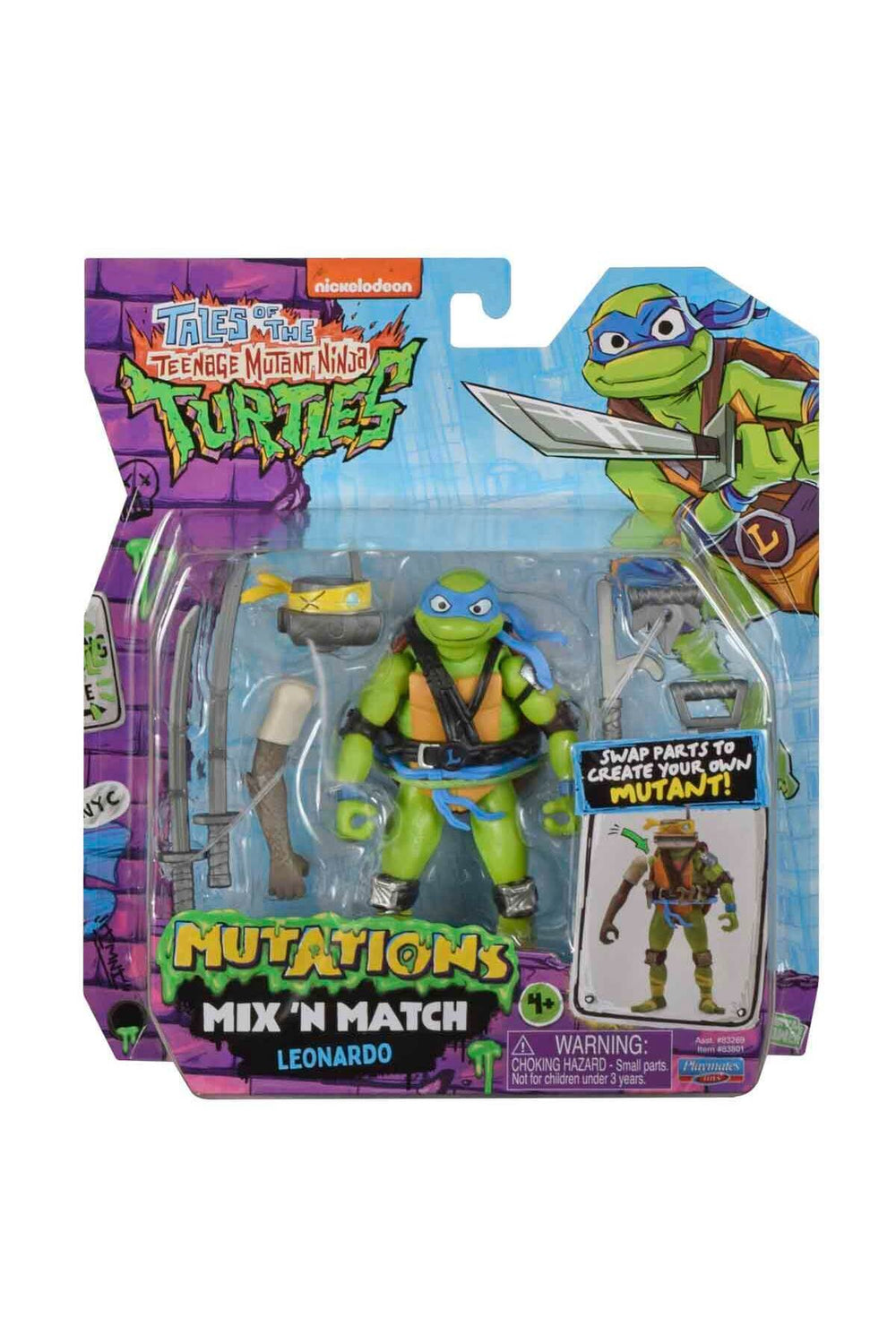 Teenage Mutant Mutations Mix N Match Leonardo Figürü T0201100