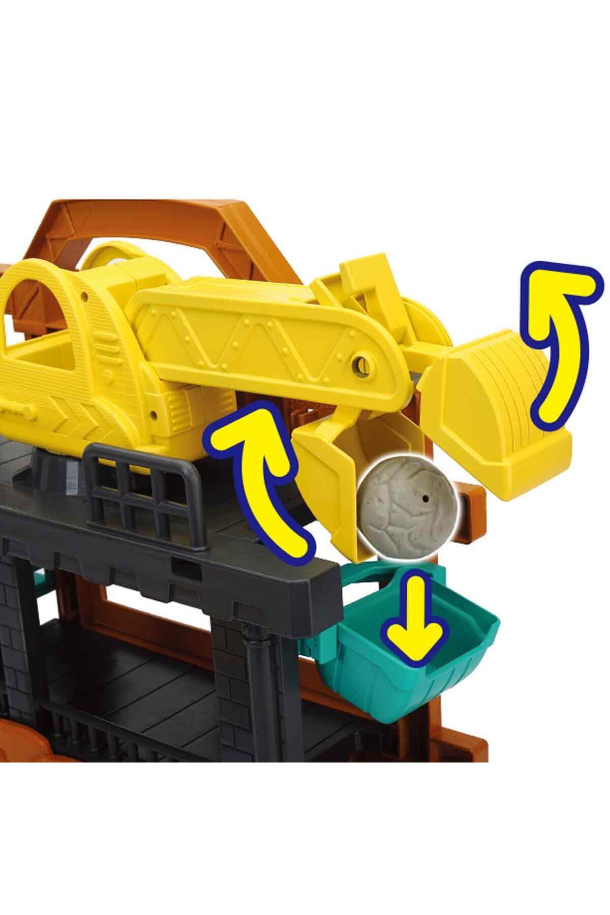 Sesli ve Işıklı Tiny Kiddom İnşaat Sahası Oyun Seti 33 Parça
