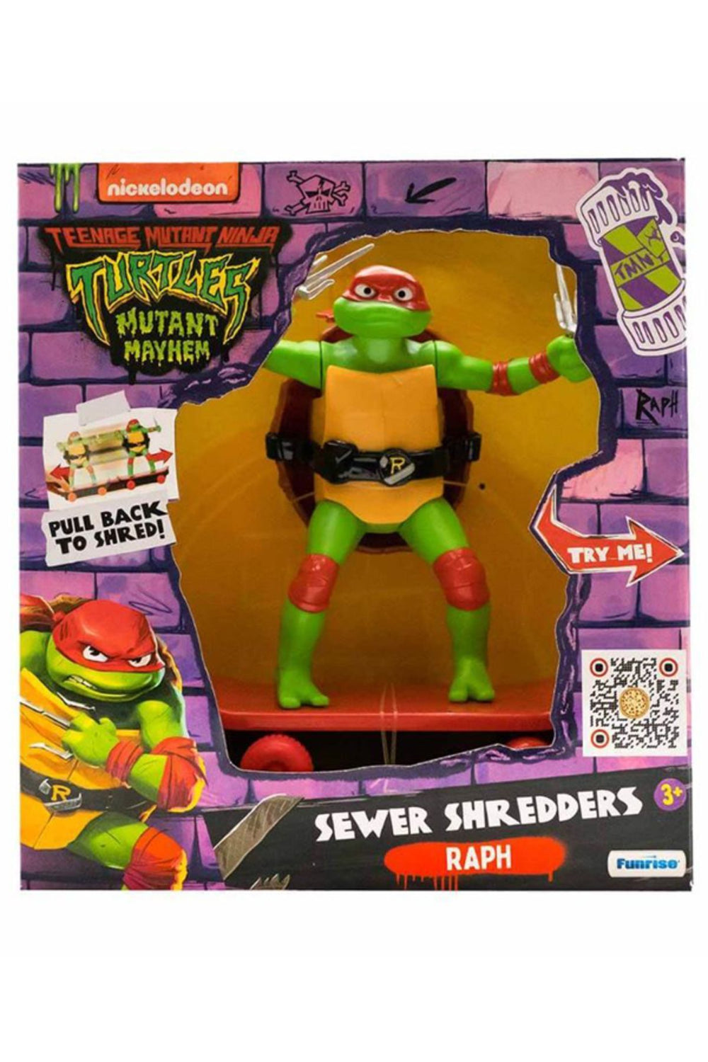 TMNT Mutant Mayhem Aksiyon Figür Raph 71055
