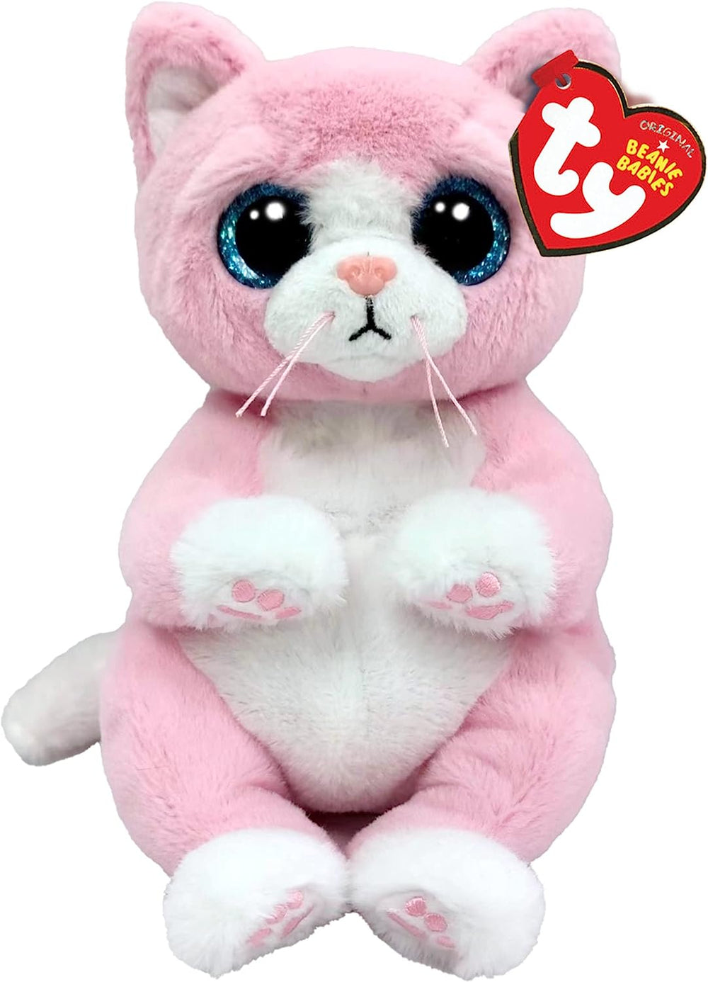 TY Beanie Babies Lillibelle Pembe Kedi 15 cm