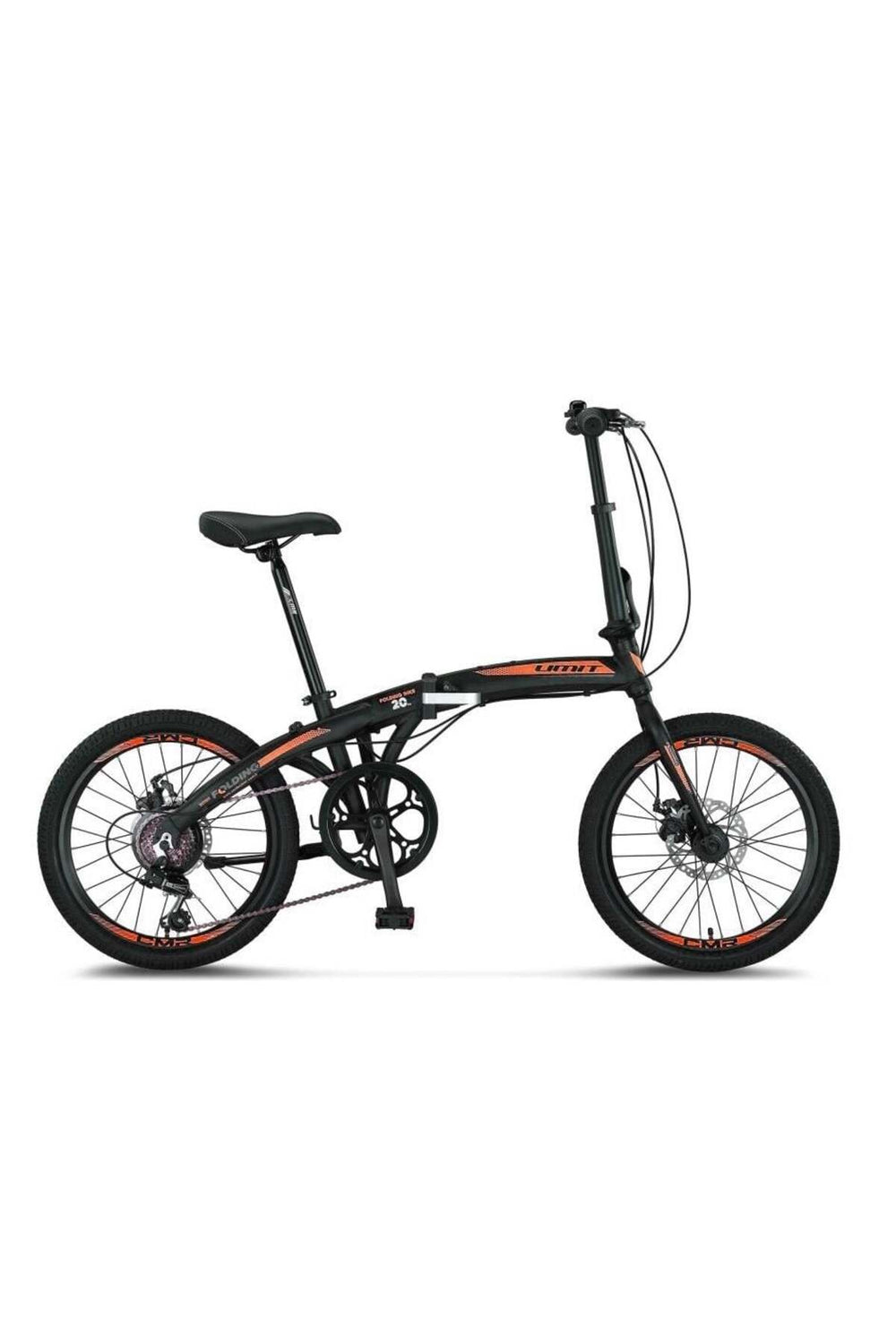ÜMİT 2037 FOLDING-2D KATLANIR BİSİKLET 20 JANT 6 VİTES SİYAH ANTRASİT GOLD