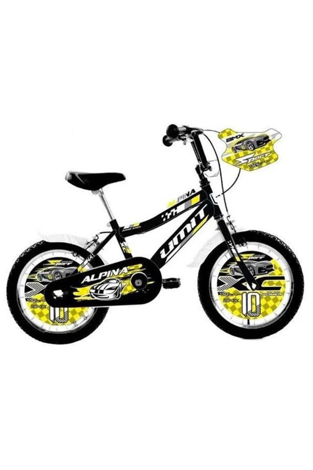 ÜMİT 2047 ALPINA-M-BMX-V-ERKEK ÇOCUK BİSİKLETİ 20 JANT SİYAH SARI