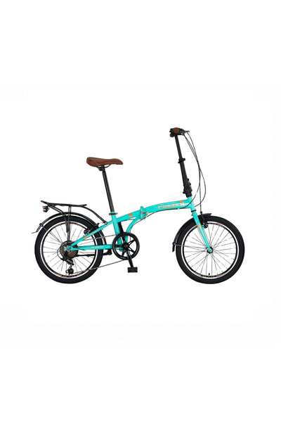 Ümit Cunda Folding - 20 Jant - Katlanır Şehir Bisikleti - Sky Blue Gold