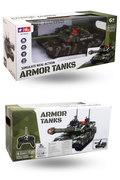 UZAKTAN KUMANDALI 1/12 6 FONKS.ŞARJLI TANK