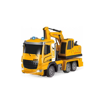 Uzaktan Kumandalı Sesli & Işıklı Excavate Truck Model Ekskavatör Inşaat Aracı