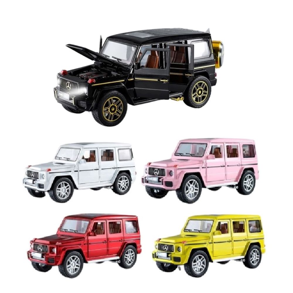 Vardem Çek Bırak 1:24 Sesli Işıklı Metal Jeep G