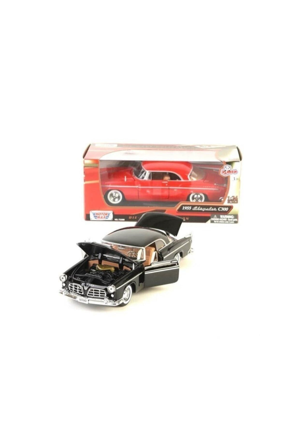 Vardem Metal Motormax 1955 Chrysler C300 1:24 Kırmızı