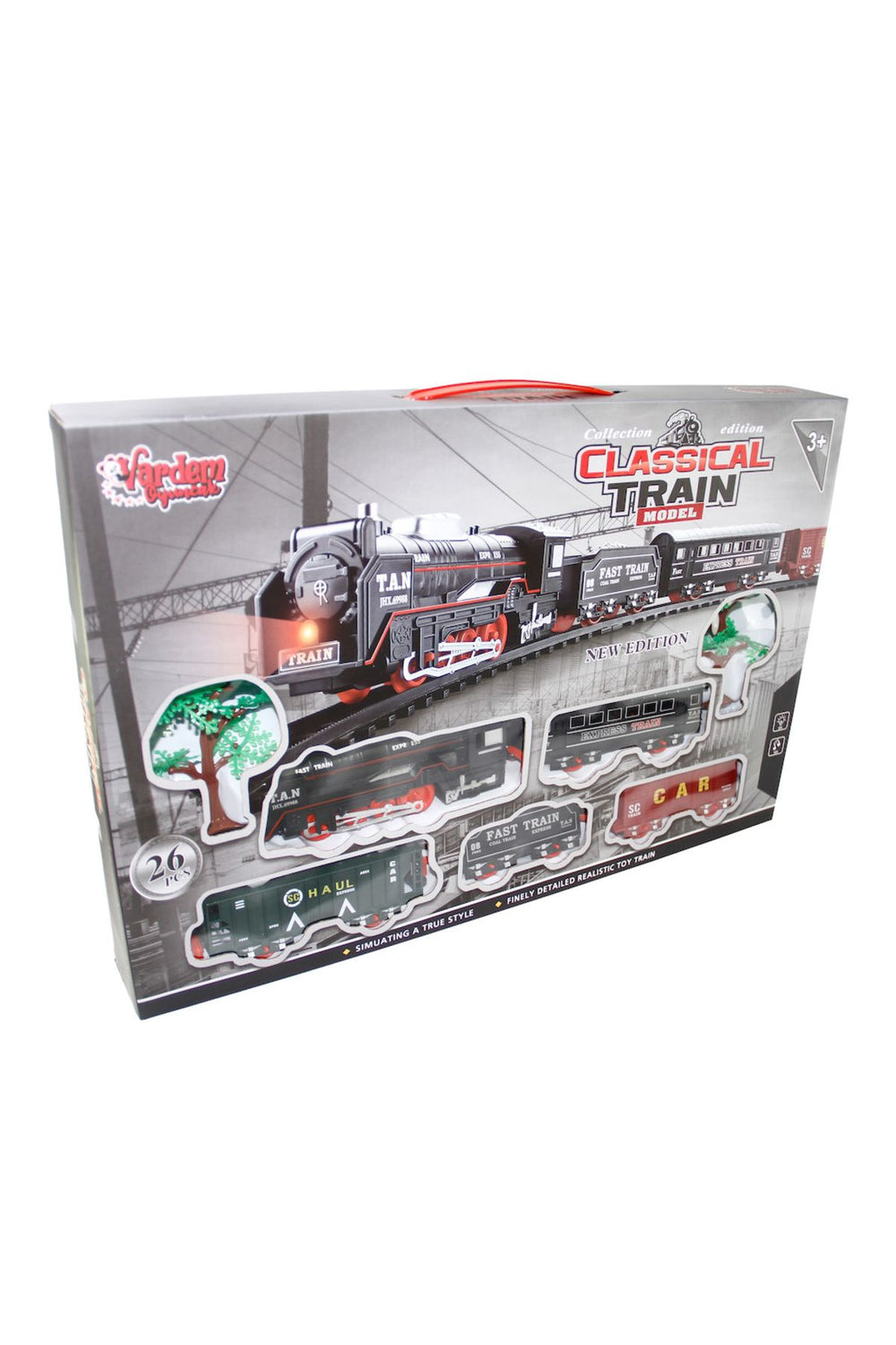 Vardem Vardem Kutulu 26 Parça Işıklı ve Sesli Classic Model Tren Set