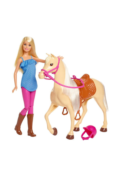 ve Güzel Atı Oyun SetiBarbie ve Güzel Atı Oyun Seti, Sarışın Bebekli FXH13FXH13