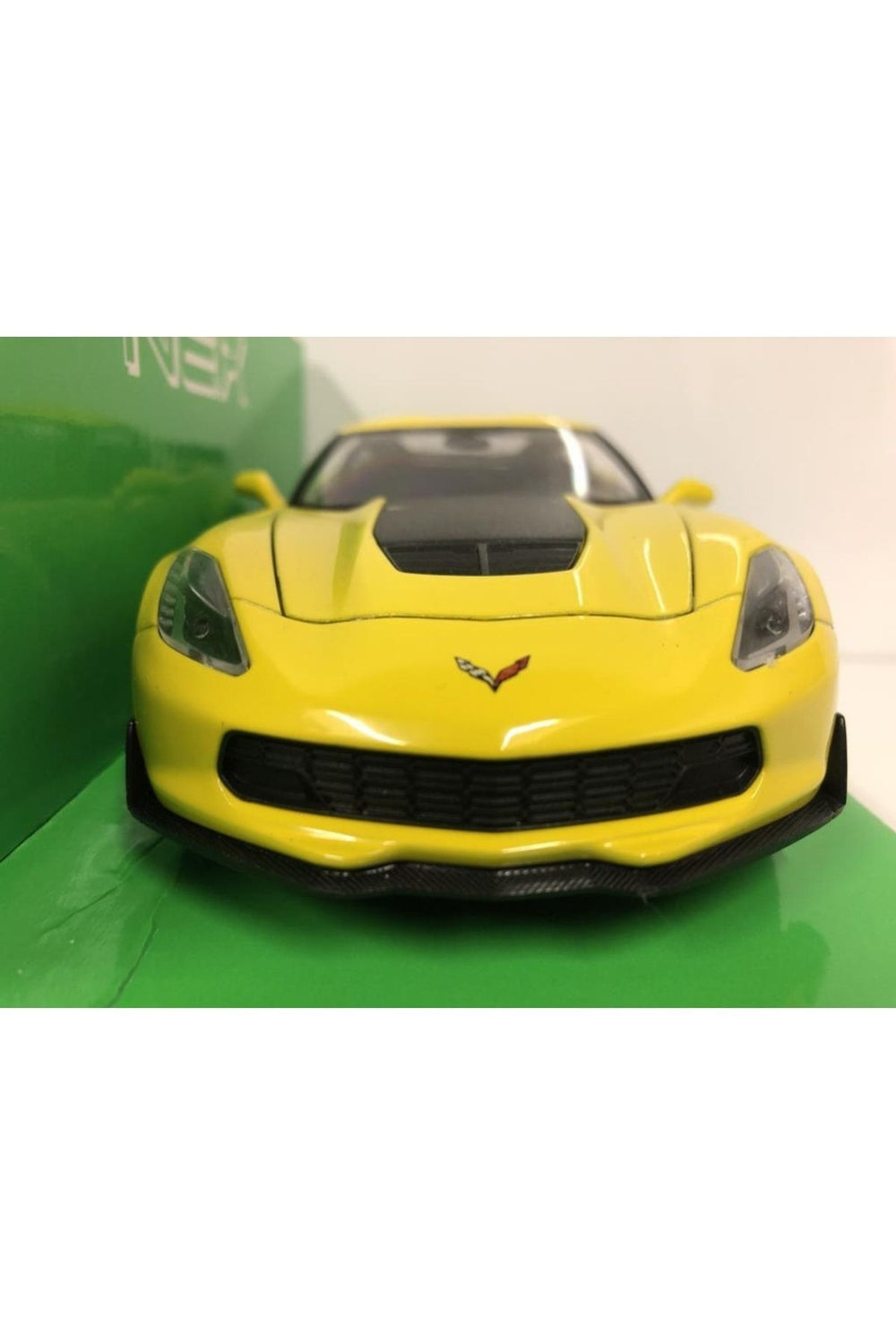 WELLY 2017 Chevrolet Corvette Z06 1:24 Sarı Model Araba