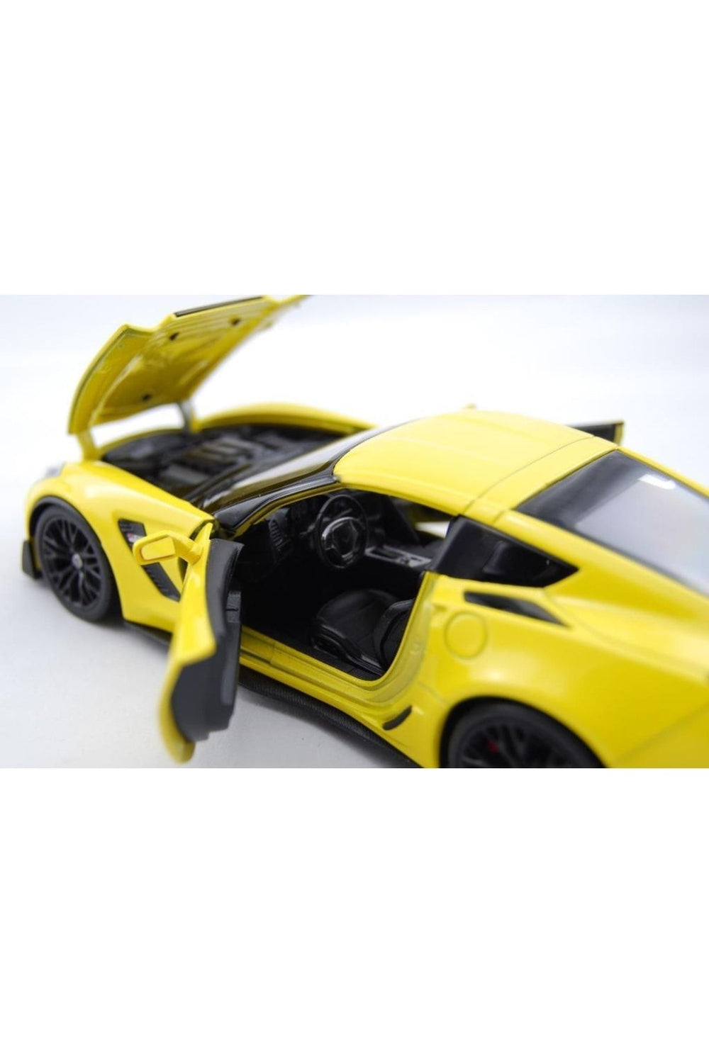 WELLY 2017 Chevrolet Corvette Z06 1:24 Sarı Model Araba