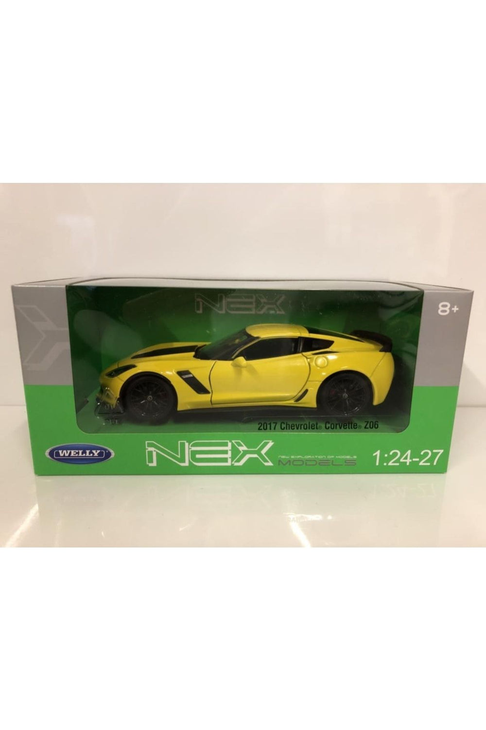 WELLY 2017 Chevrolet Corvette Z06 1:24 Sarı Model Araba