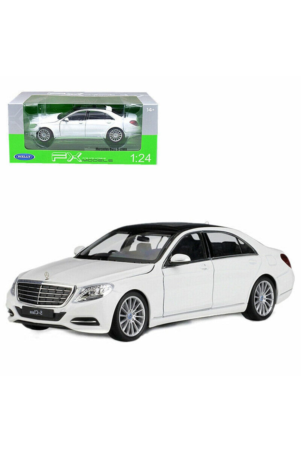 WELLY Mercedes-benz S-class Beyaz 1:24