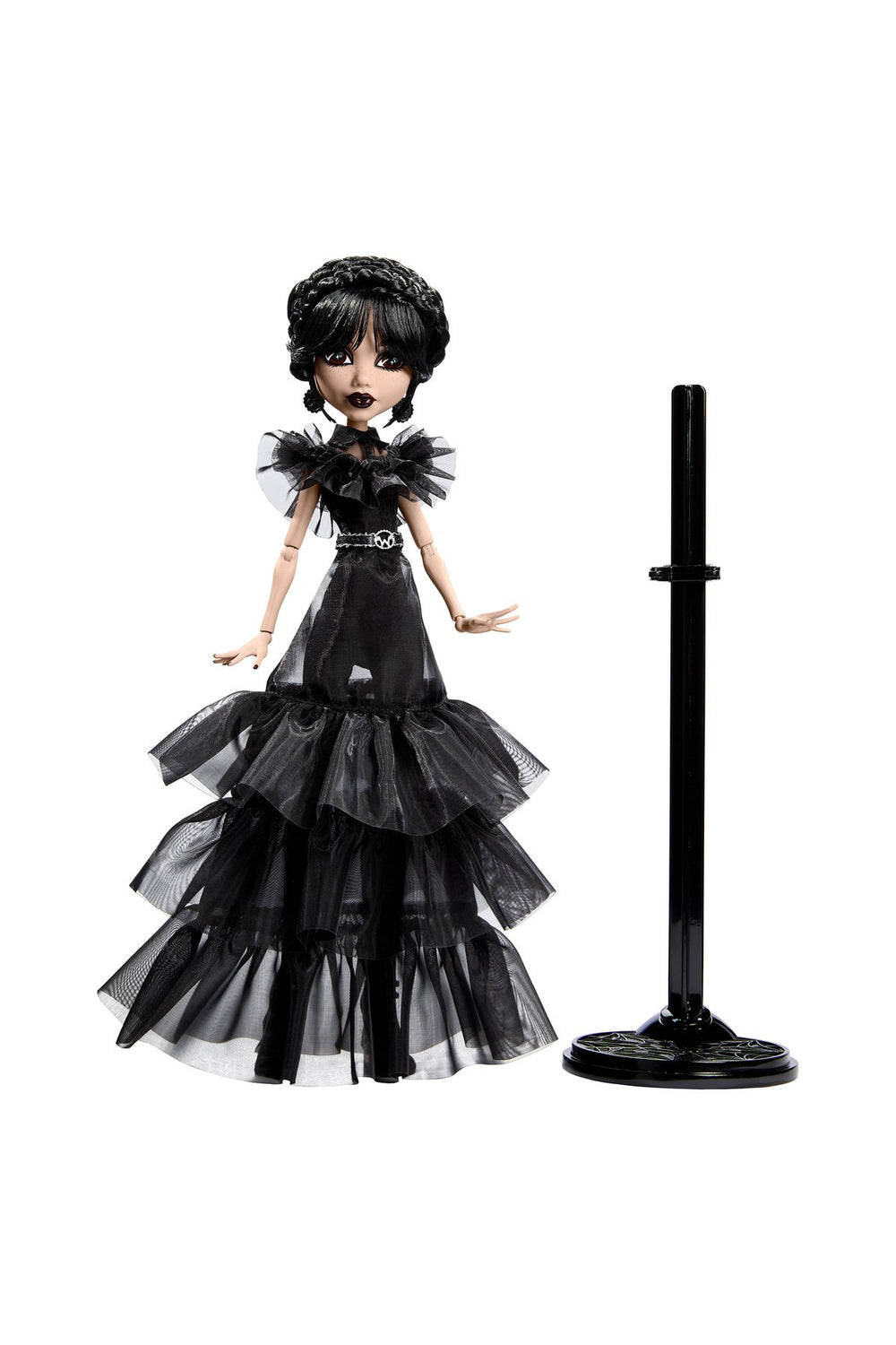 X Wednesday Rave'n Dress Wednesday Doll                           