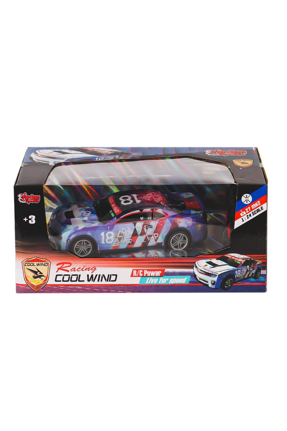 XLX-698-18-30-38 Kumandalı Cool Wind Araba 1:24